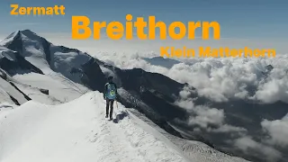 Breithorn Occidentale (4164m), najłatwiejszy alpejski 4k, Zermatt - Klein Matterhorn - Breithorn