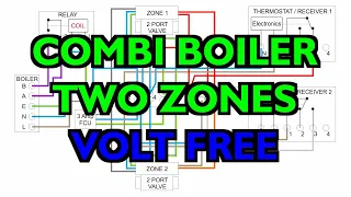 Combi Boiler 2 Heating Zones Volt Free - 24V and Others