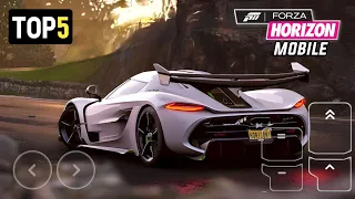 Top 5 Open World Car Games Like Forza Horizon For Android  | High Graphics