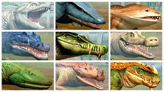 ALL AMPHIBIANS FEEDING ANIMATIONS (JURASSIC WORLD)