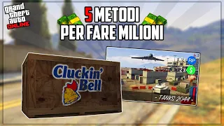 5 MIGLIORI METODI per FARE MILIONI su GTA ONLINE *Da solo*