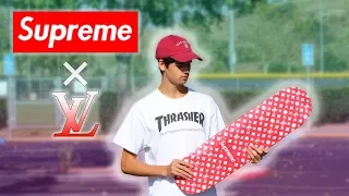 HOW TO MAKE THE SUPREME x LV DECK!!!