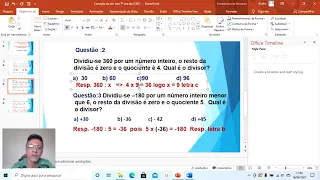 DIVISÃO DE NÚMEROS INTEIROS(SITUAÇÕES PROBLEMAS)  - CORREÇÃO DE ATIVIDADES