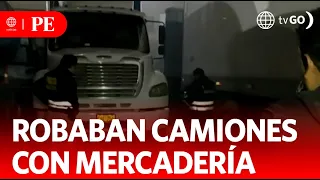 Gang that stole truckloads of merchandise dismantled | Primera Edición | News Peru