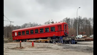Train de La Mure arrivée du wagon MOB