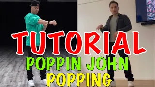 POPPING DANCE | POPPIN JOHN PRACTICE DANCE TUTORIAL | #FreestyleElyasTutorials | Elyas