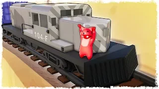 УДЕРЖАТЬСЯ НА АДСКОМ ПОЕЗДЕ В GANG BEASTS (УГАР В ГАНГ БИСТ)