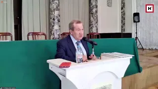 Встреча кандидата в президенты РАН академика Г.Я. Красникова с избирателями в Санкт-Петербурге