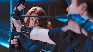 The Avengers (2012) - Black Widow vs Hawkeye Fight Scene