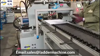 How to make the Ladder Rungs. This is Ladder Making Machine.