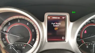 Fiat freemont / Dodge Journey display flashing