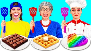 Кулинарный Челлендж: Я против Бабушки | Забавные Лайфхаки с Едой от PaRaRa Challenge