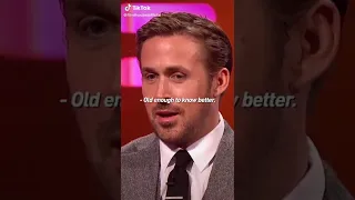 Ryan Gosling’s priceless reaction to 12 year old him dancing 😂 #shorts