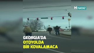 N Hayat... Otoyolda kovalamaca