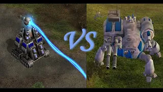 C&C Generals Zero Hour - Contra 009 final : USA Superweapons General vs USA Boss General's Leonidas