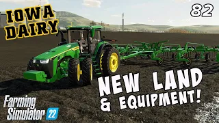 Doubling our tillable acres & buying more equipment to keep up on IOWA DAIRY UMRV EP82 - FS22
