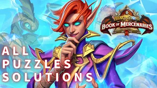 [All Puzzles Solutions ] Book of Mercenaries - 6/8 Dawngrasp vs Onyxia of the Void [Hearthstone]