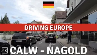 Driving in Europe / Germany 🇩🇪 [4K] CALW - NAGOLD