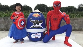 Giant Egg Surprise Opening Dinosaur – Săn Khai Quật Trứng Khủng Long Khổng Lồ ❤ AnAn ToysReview TV ❤