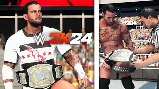 WWE 2K24: CM Punk ‘11 Champion Entrance, Finishers & Victory Motion | ECW Punk DLC