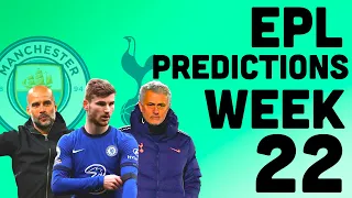 Premier League Predictions (Week 22)