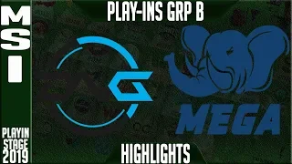 DFM vs MG Highlights | MSI 2019 Play-In Stage - Group B Day 3 | Detonation FocusMe vs Mega Esports