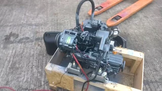 Yanmar 1GM10 9hp Marine Engine Demo Run