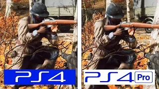 Battlefield V | PS4 vs PS4 Pro | Campaign Comparison | Comparativa gráfica