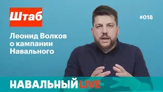 Штаб. Леонид Волков о кампании Навального. Эфир #018