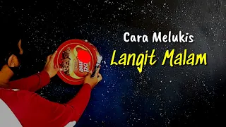 Cara Membuat Lukisan Dinding Langit Malam