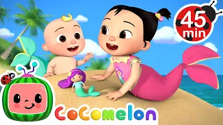 Mermaid at the Beach Song + Baby Shark + MORE CoComelon Nursery Rhymes & Kids Songs