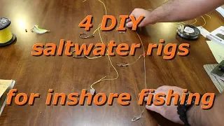 4 DIY saltwater rigs for inshore fishing