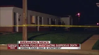 Woman found dead in Aurora apartment