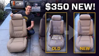 How to Re-upholster Your Leather Seats for $350!