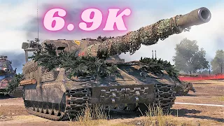 Object 261 6.9K Damage Artillery World of Tanks , WoT Replays tank battle