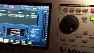 Record to USB on the Roland M-400 Mixing Desk