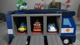 Robocar Poli Police Car Carrier Toys 로보카폴리 경찰 캐리어카 장난감 놀이