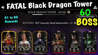 Fatal Black Dragon Tower 60 BOSS Fight Mk Mobile