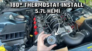 180º thermostat install - 5.7L HEMI