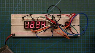 Connecting a 4-digit LED indicator to the ATtiny13