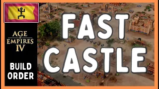 Aoe4 | Malians Fast Castle Build Order