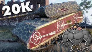 Maus - 20K DAMAGE BLOCKED - World of Tanks