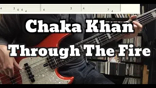 Chaka Khan - Through The Fire  (Bass Cover) Tabs