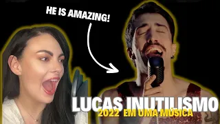 2022 EM UMA MÚSICA- Lucas Inutilismo- FIRST TIME REACTION