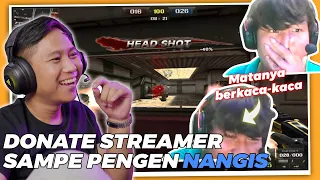 STREAMER INI SAMPAI BERKACA KACA MATANYA DI DONATE DONI SALMANAN!