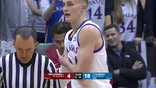 Oklahoma at Kansas  NCAA Men's Basketball February 19, 2018