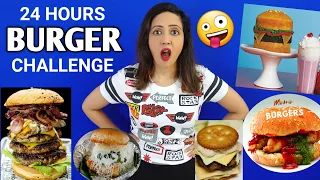 I Ate Only Weird BURGERS For 24 Hours 🤯 Extreme Challenge | Garima's Good Life
