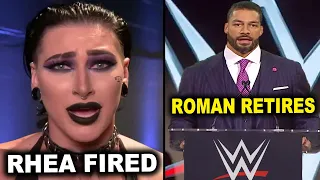 Roman Reigns Retires & Rhea Ripley Fired by WWE - Wrestlers Leaving WWE in 2023