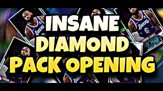 I PULLED 6 DIAMOND LEBRONS IN A ROW!! INSANE DIAMOND PACK OPENING IN NBA 2K MOBILE SEASON 4!