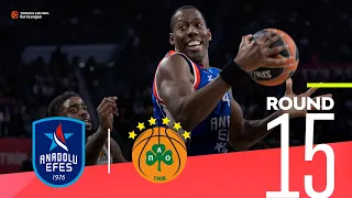 Inspired Clyburn & Dunston lead Efes! | Round 15, Highlights | Turkish Airlines EuroLeague